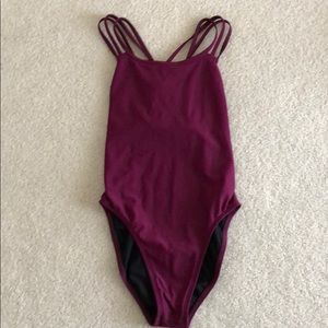 Jolyn Maroon Ryker Onesie